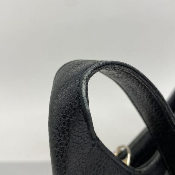 Chanel Shoulder Bag Caviar Skin Black Gold Hardware Ladies - Picture 9 of 10